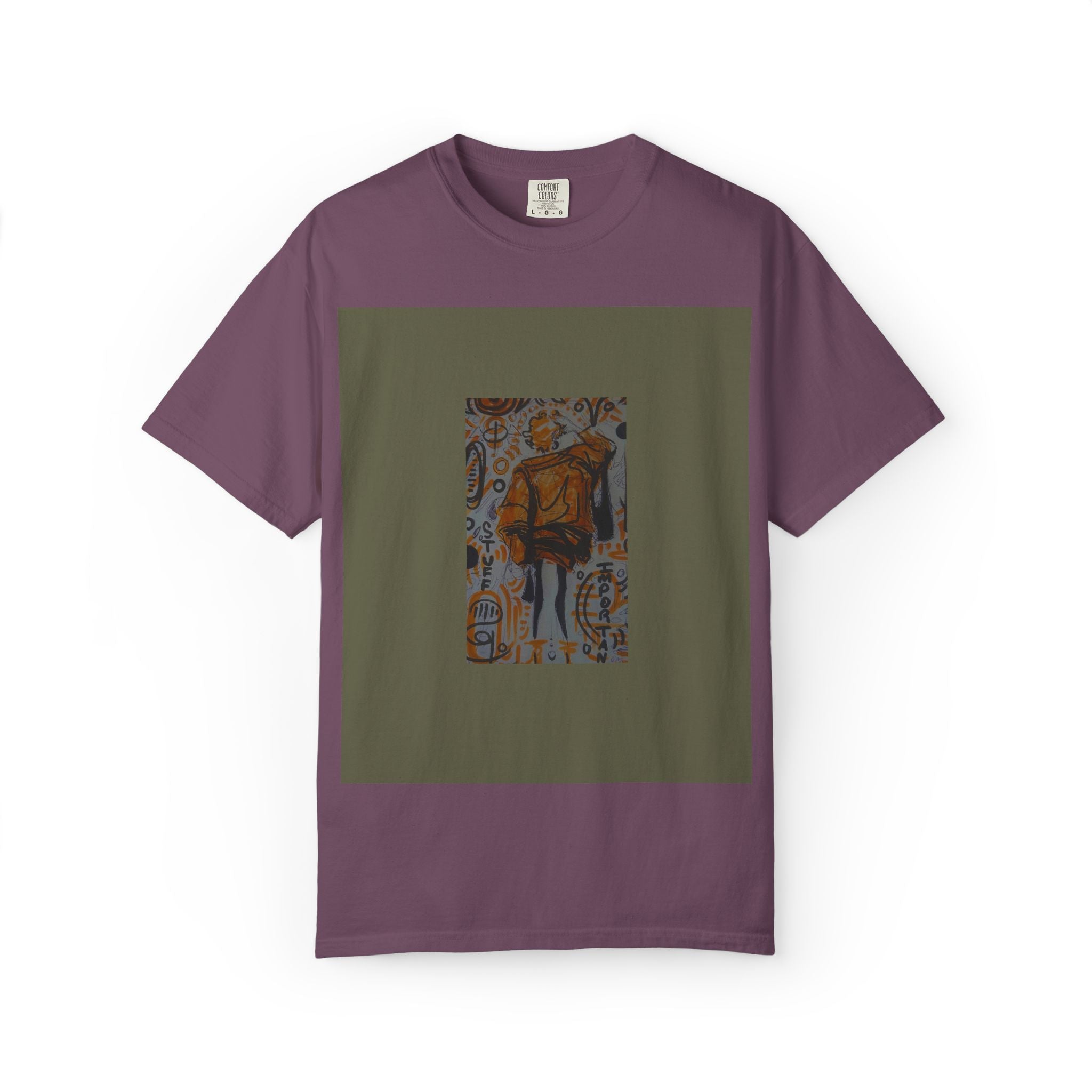 Simple design, alt, Unisex Garment-Dyed T-shirt