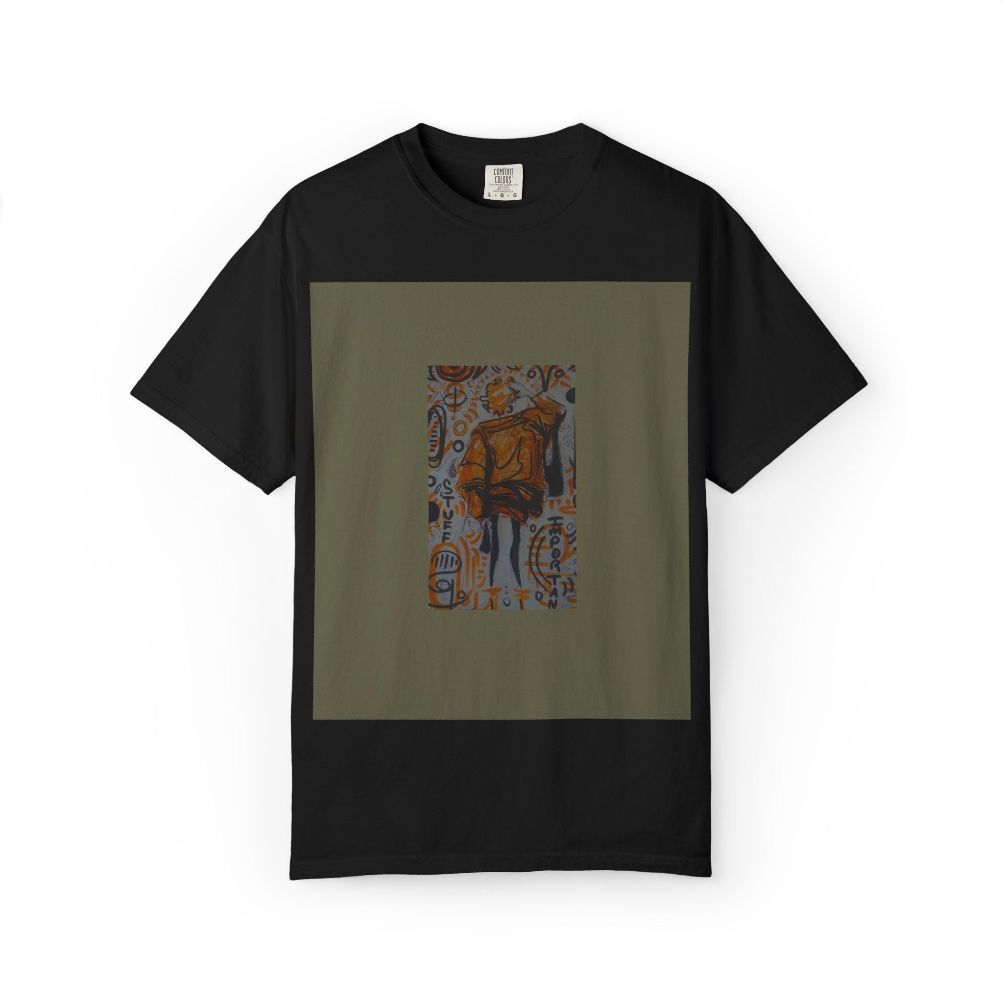 Simple design, alt, Unisex Garment-Dyed T-shirt