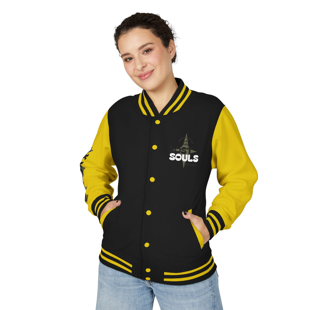 *LOST SOULS* Unisex Heavyweight (FoundFae) Letterman Jacket