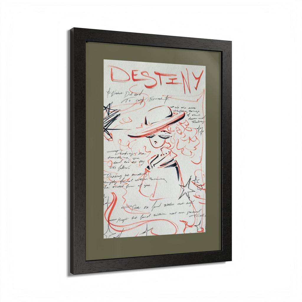 Original design (The Framed Lady) series, Framed poster Multi-Color