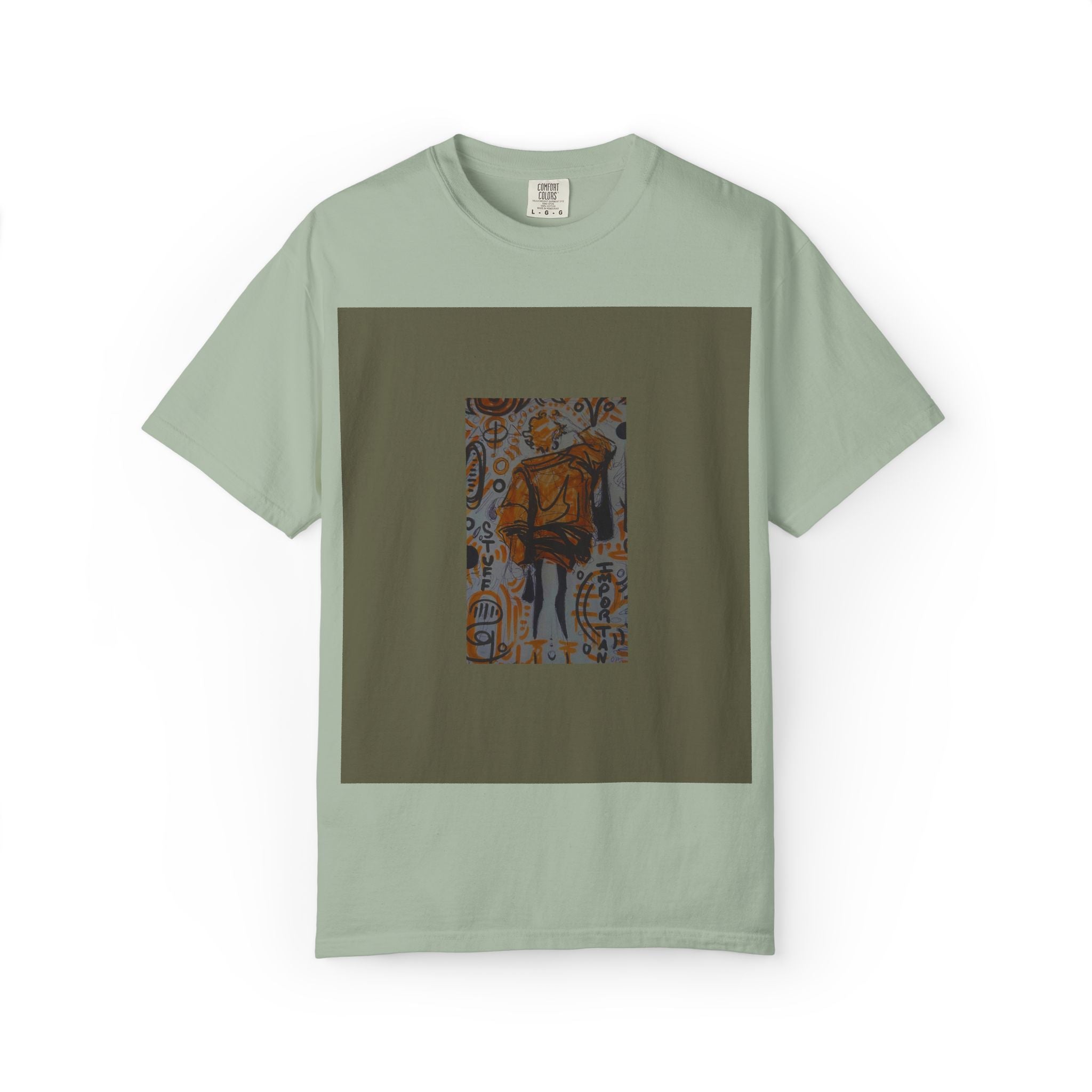 Simple design, alt, Unisex Garment-Dyed T-shirt