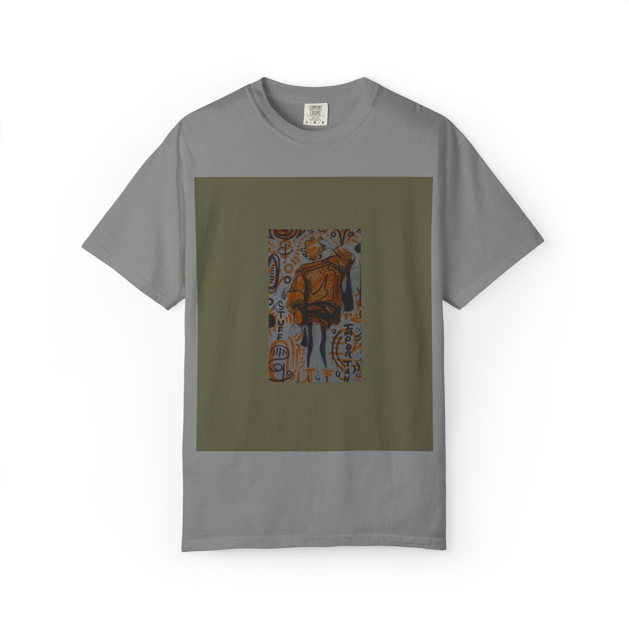 Simple design, alt, Unisex Garment-Dyed T-shirt