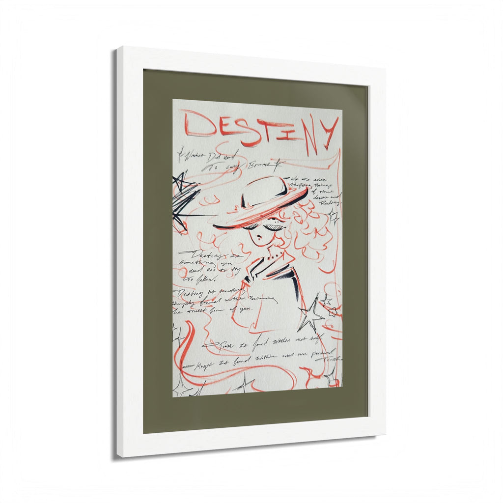 Original design (The Framed Lady) series, Framed poster Multi-Color