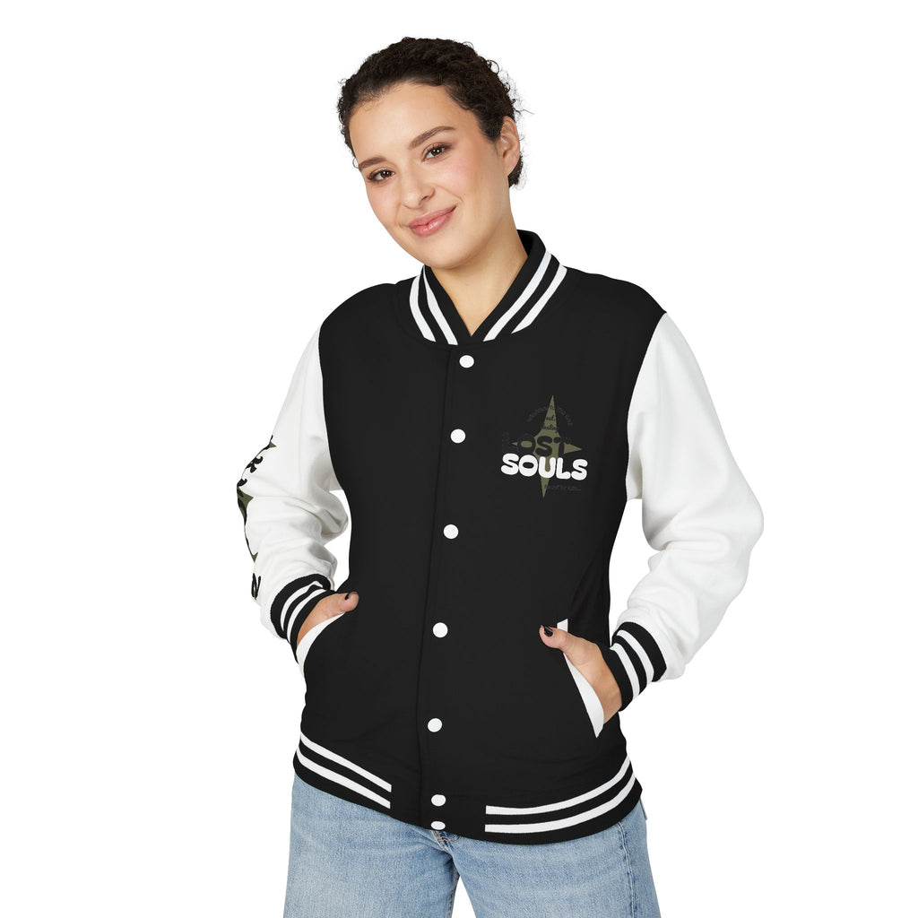 *LOST SOULS* Unisex Heavyweight (FoundFae) Letterman Jacket