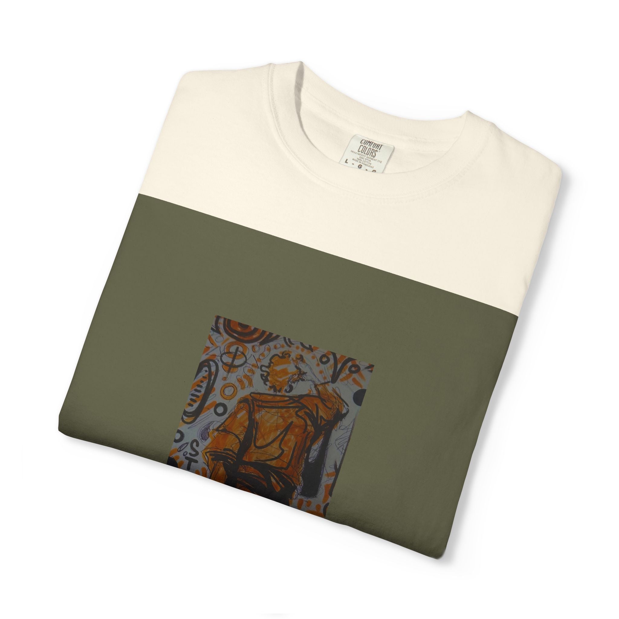 Simple design, alt, Unisex Garment-Dyed T-shirt