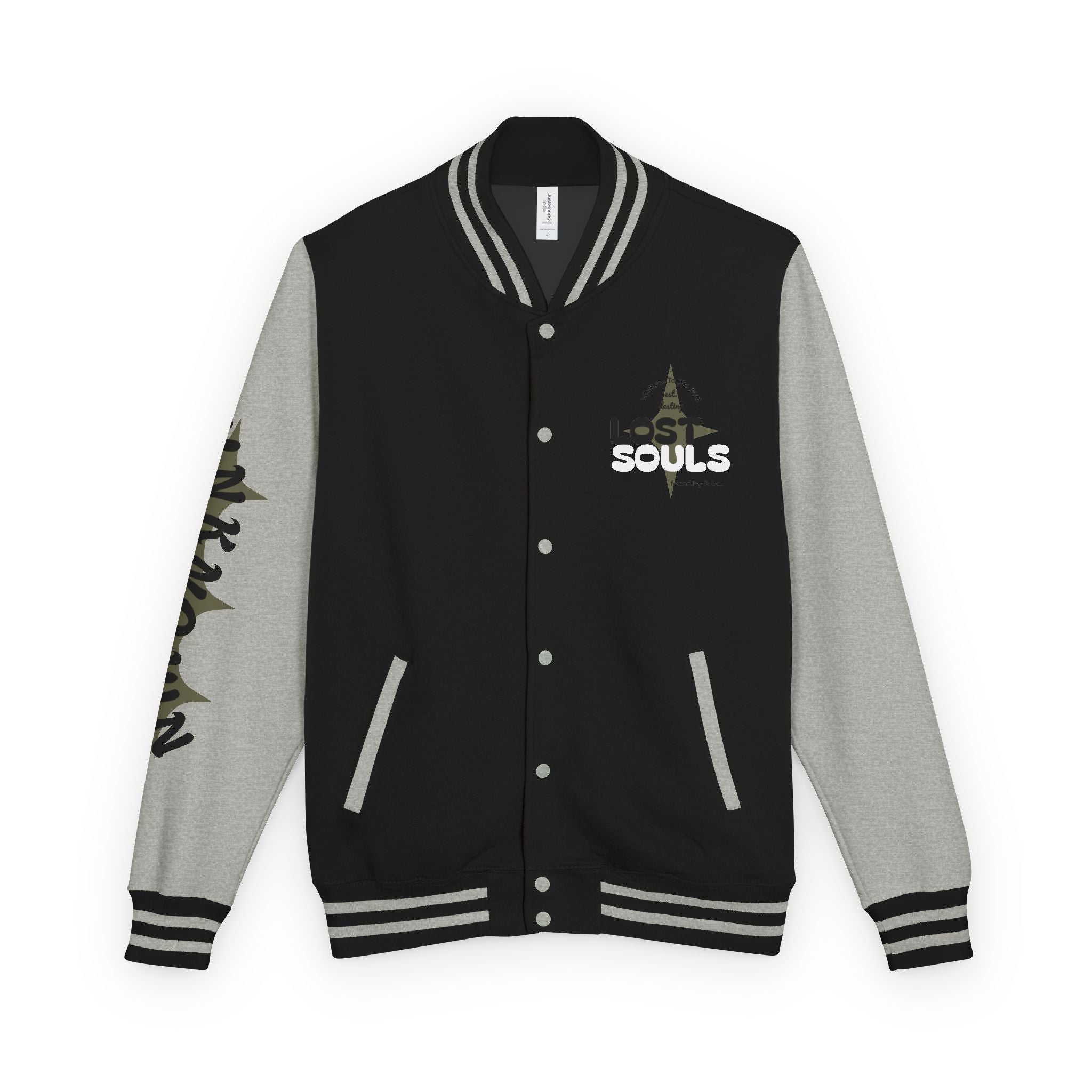 *LOST SOULS* Unisex Heavyweight (FoundFae) Letterman Jacket