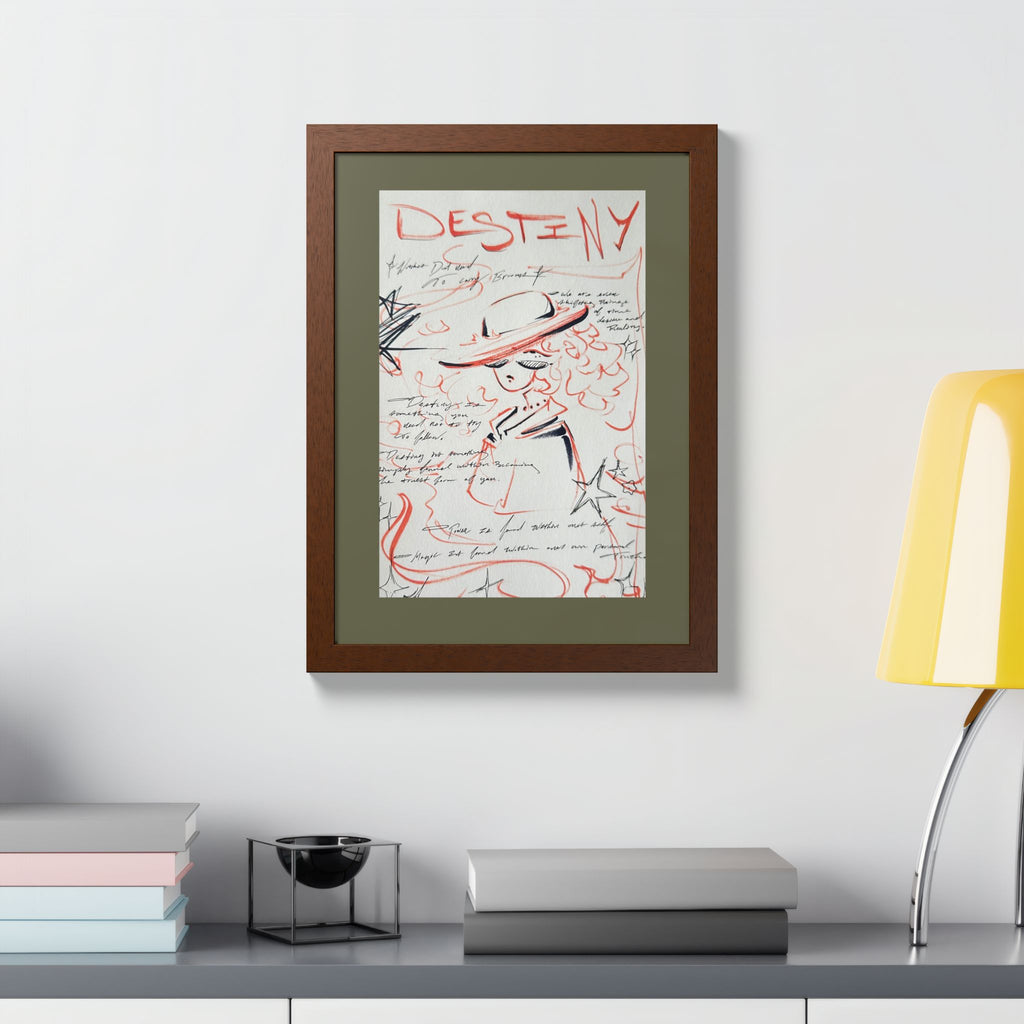 Original design (The Framed Lady) series, Framed poster Multi-Color