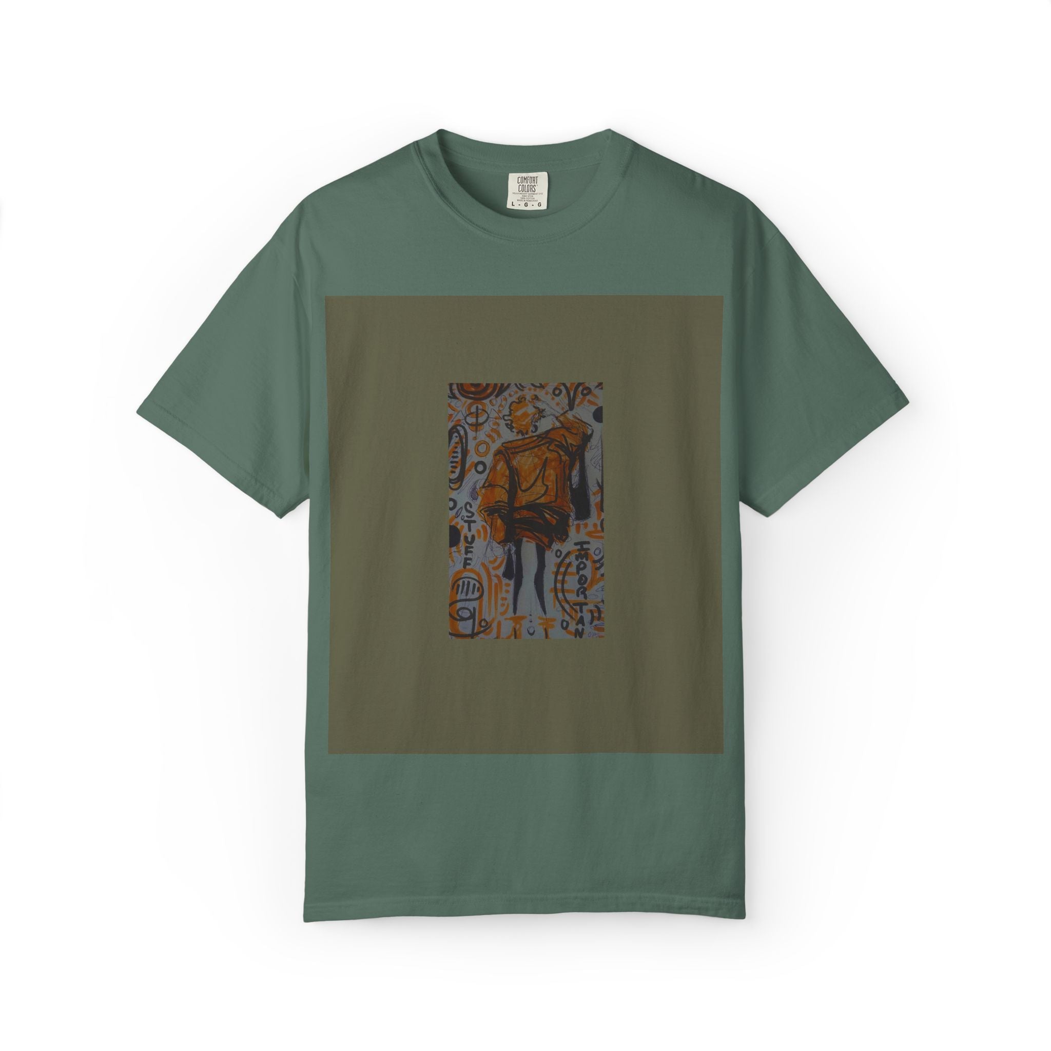 Simple design, alt, Unisex Garment-Dyed T-shirt