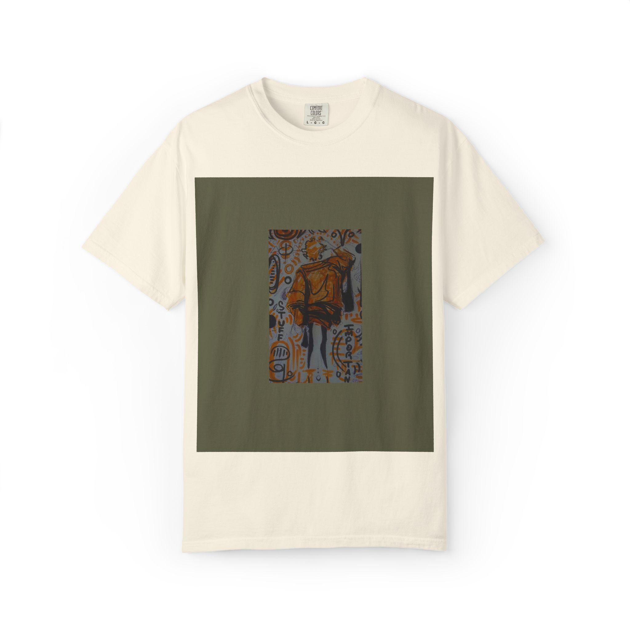 Simple design, alt, Unisex Garment-Dyed T-shirt