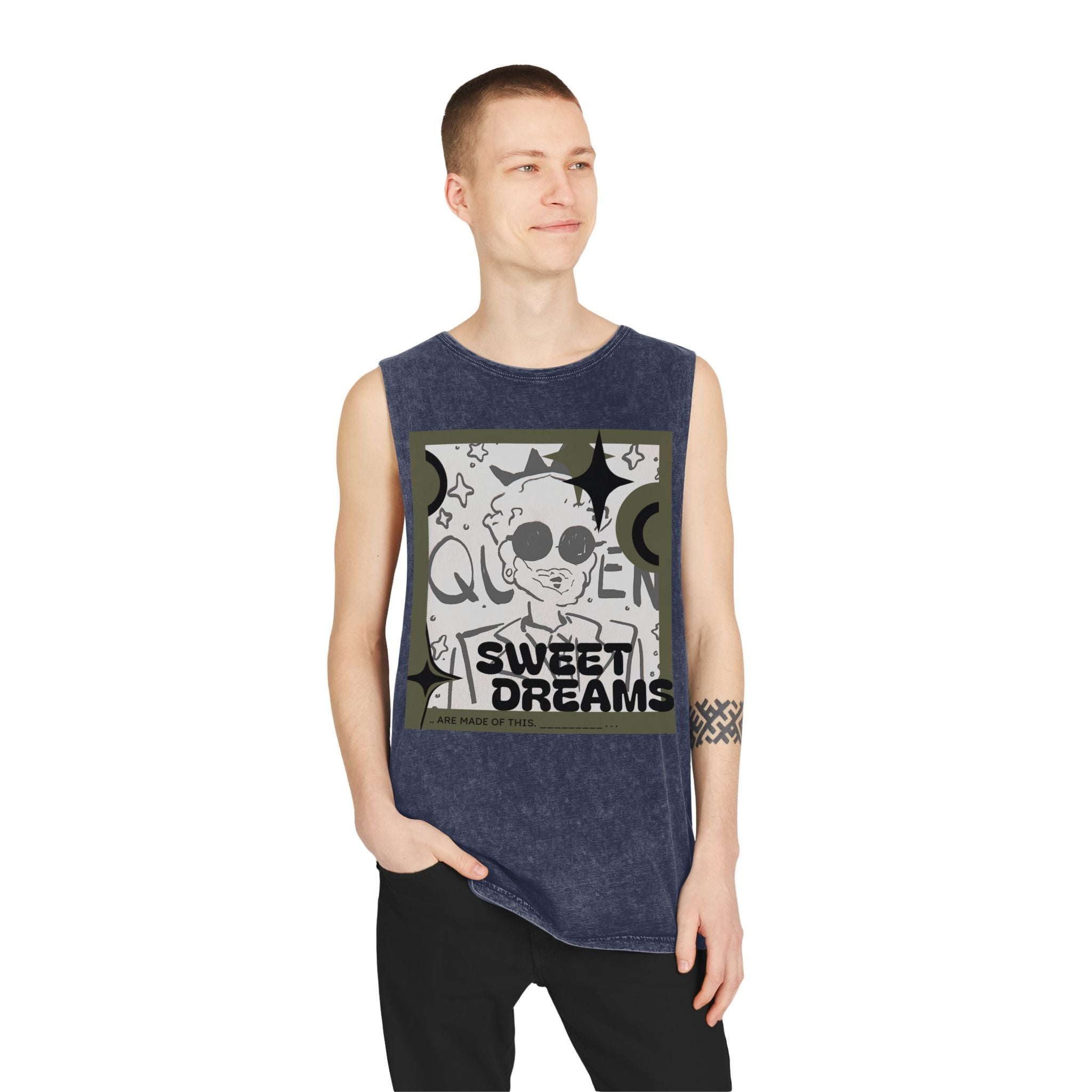 FoundFae (SweetDreams) Aesthetic Unisex Stonewash Tank Top