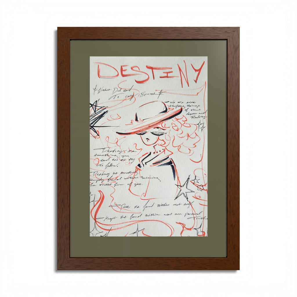 Original design (The Framed Lady) series, Framed poster Multi-Color