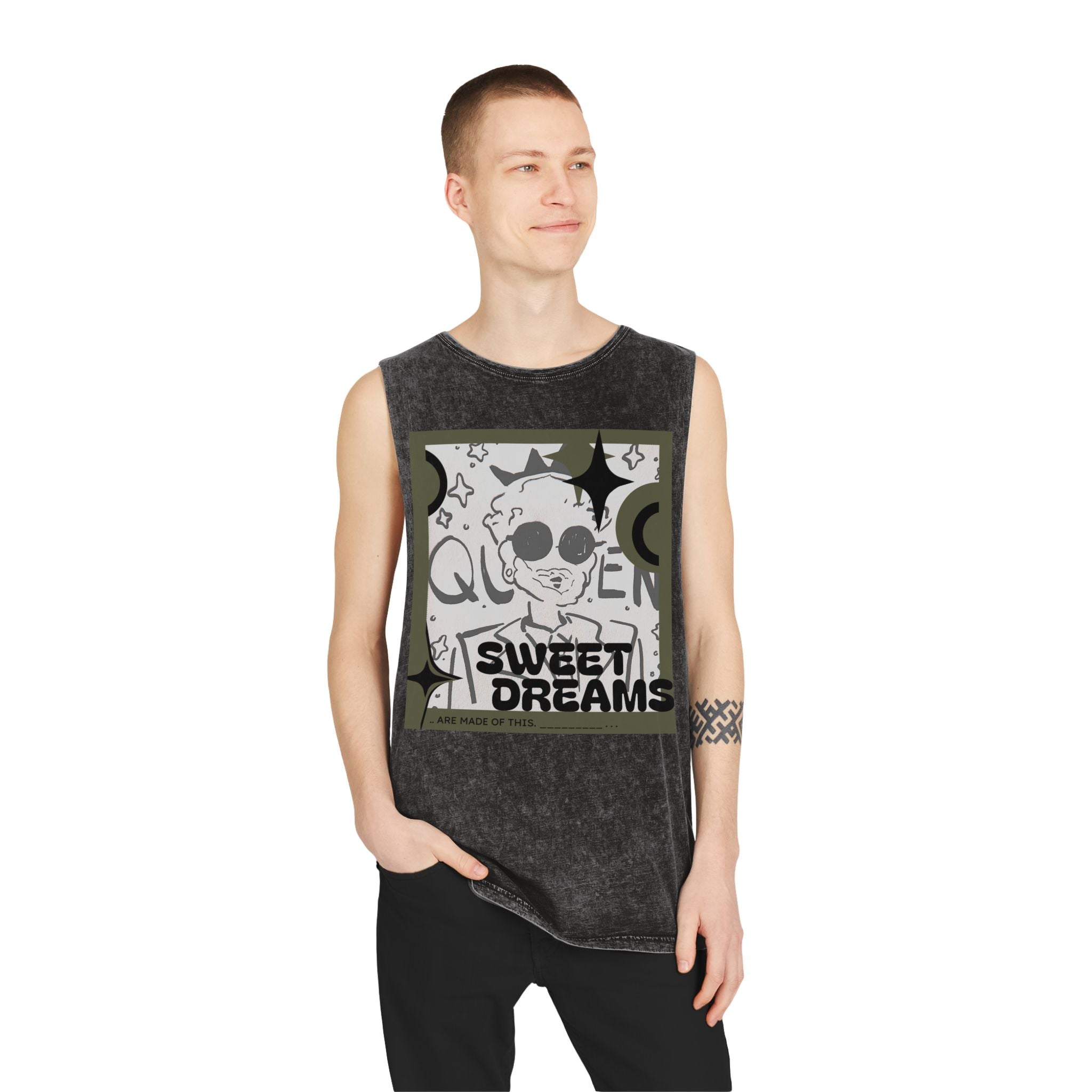 FoundFae (SweetDreams) Aesthetic Unisex Stonewash Tank Top