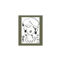 Original artwork, (The framed lady) series(Unframed)Indoor and Outdoor Silk Posters