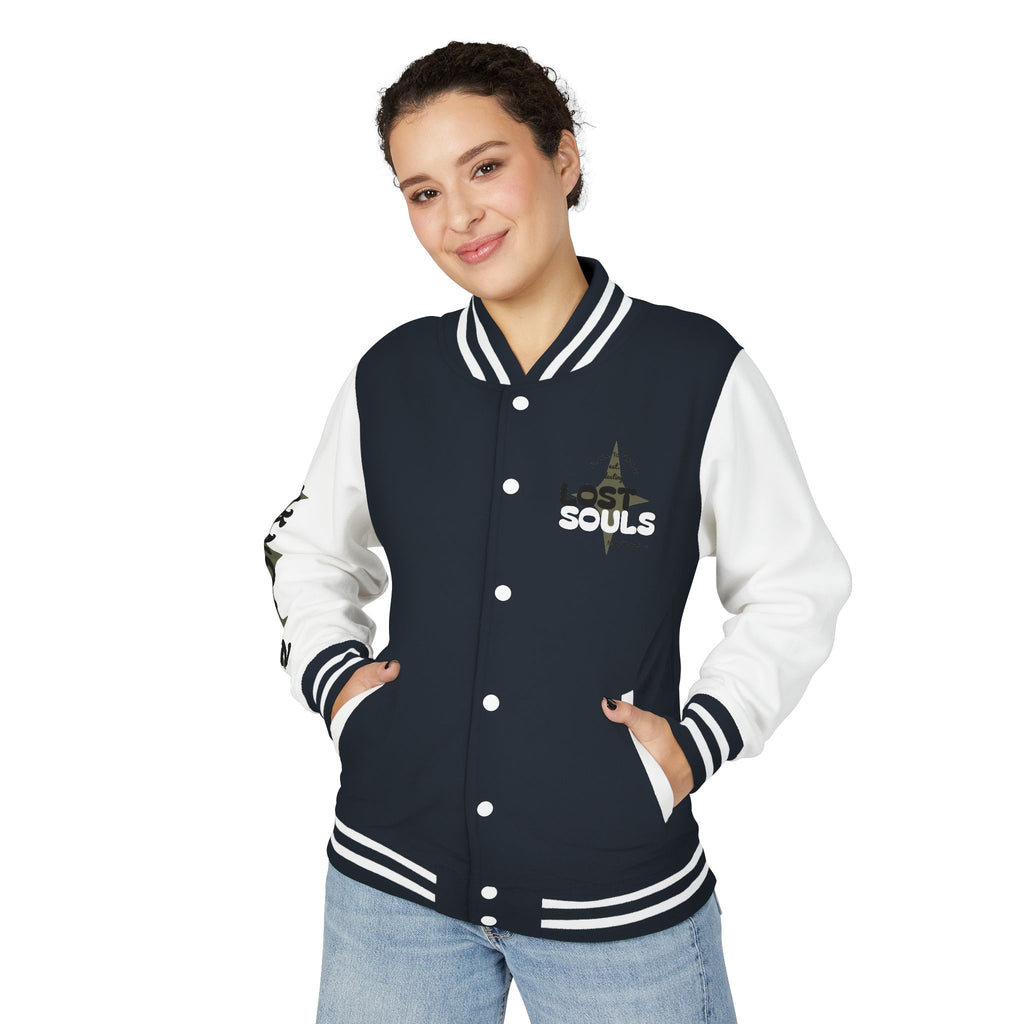 *LOST SOULS* Unisex Heavyweight (FoundFae) Letterman Jacket