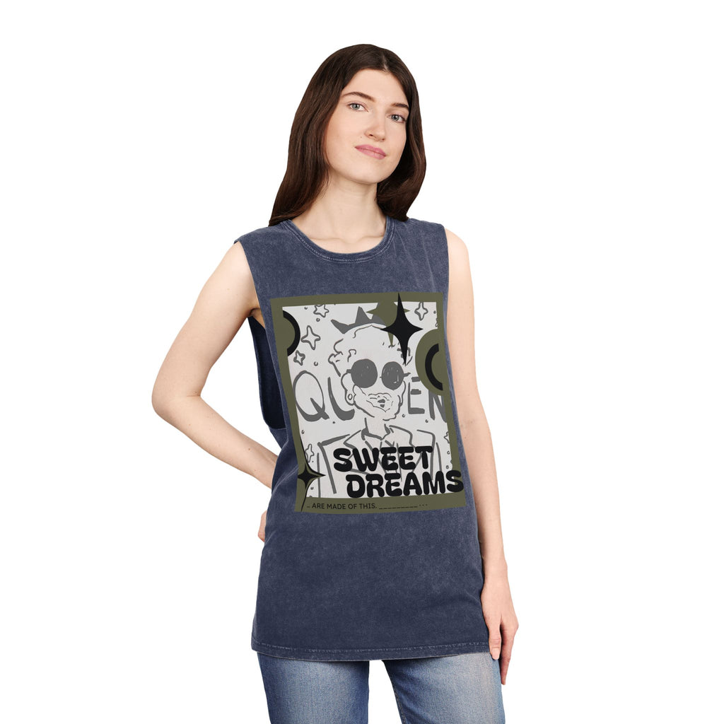 FoundFae (SweetDreams) Aesthetic Unisex Stonewash Tank Top