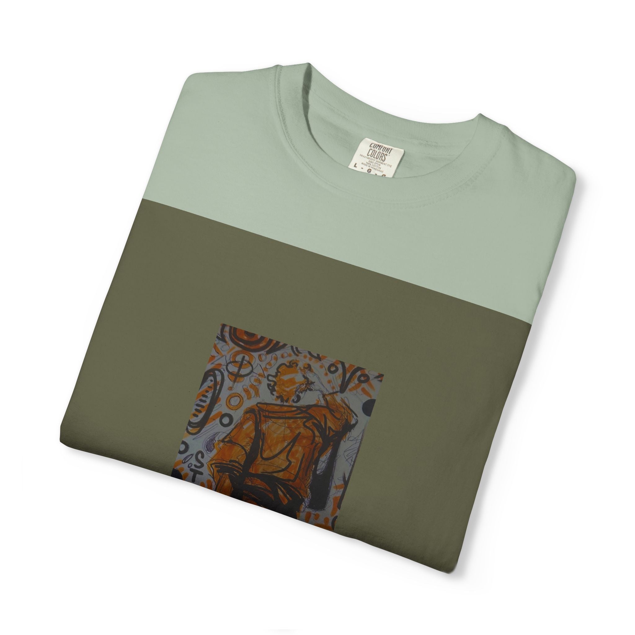 Simple design, alt, Unisex Garment-Dyed T-shirt