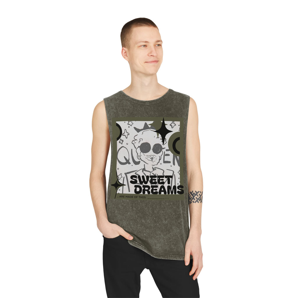 FoundFae (SweetDreams) Aesthetic Unisex Stonewash Tank Top
